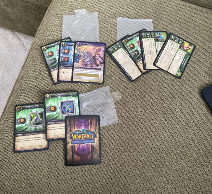 Cartes de collection World of Warcraft Lot de 10