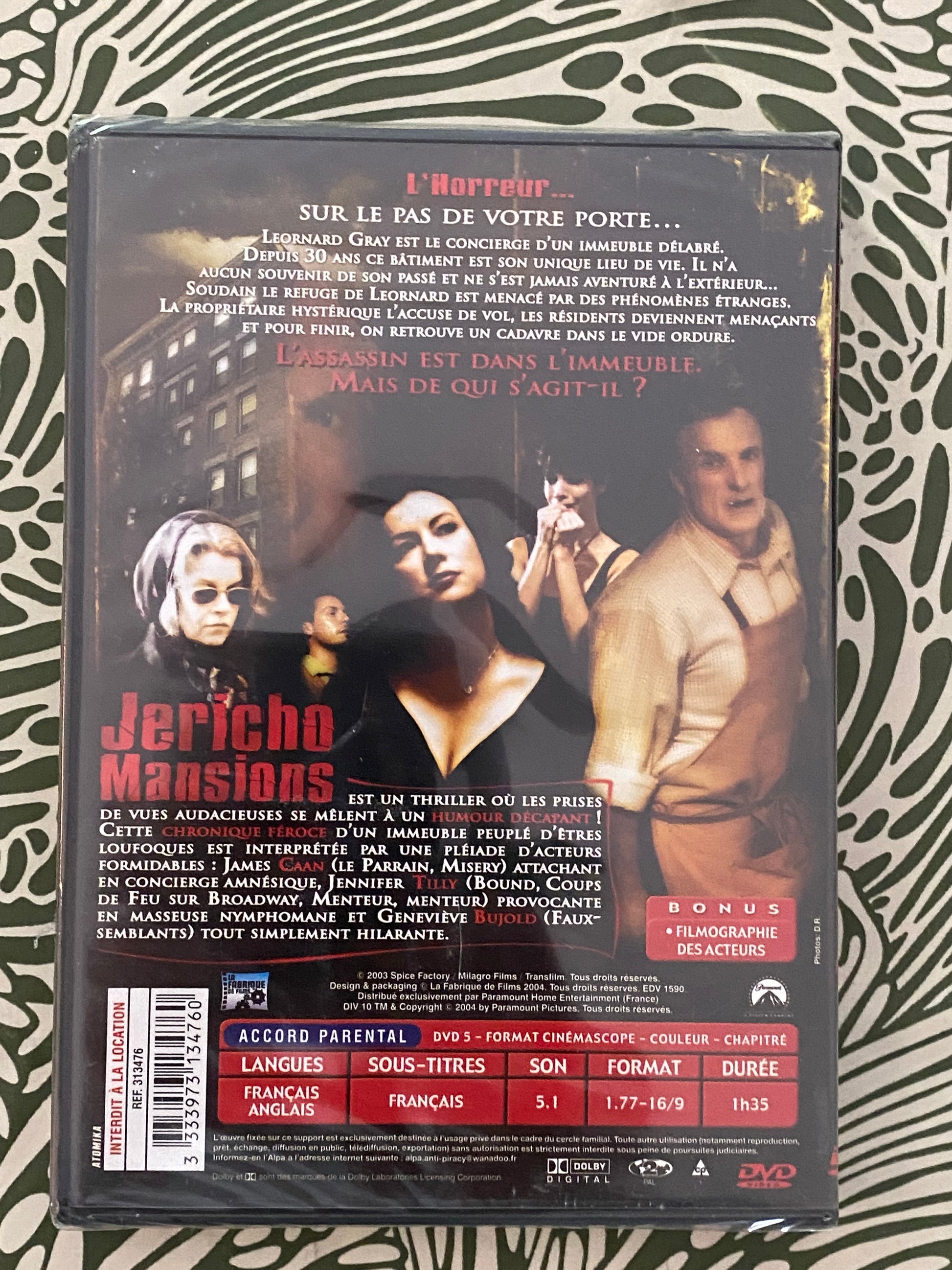 DVD film Jericho Mansions
