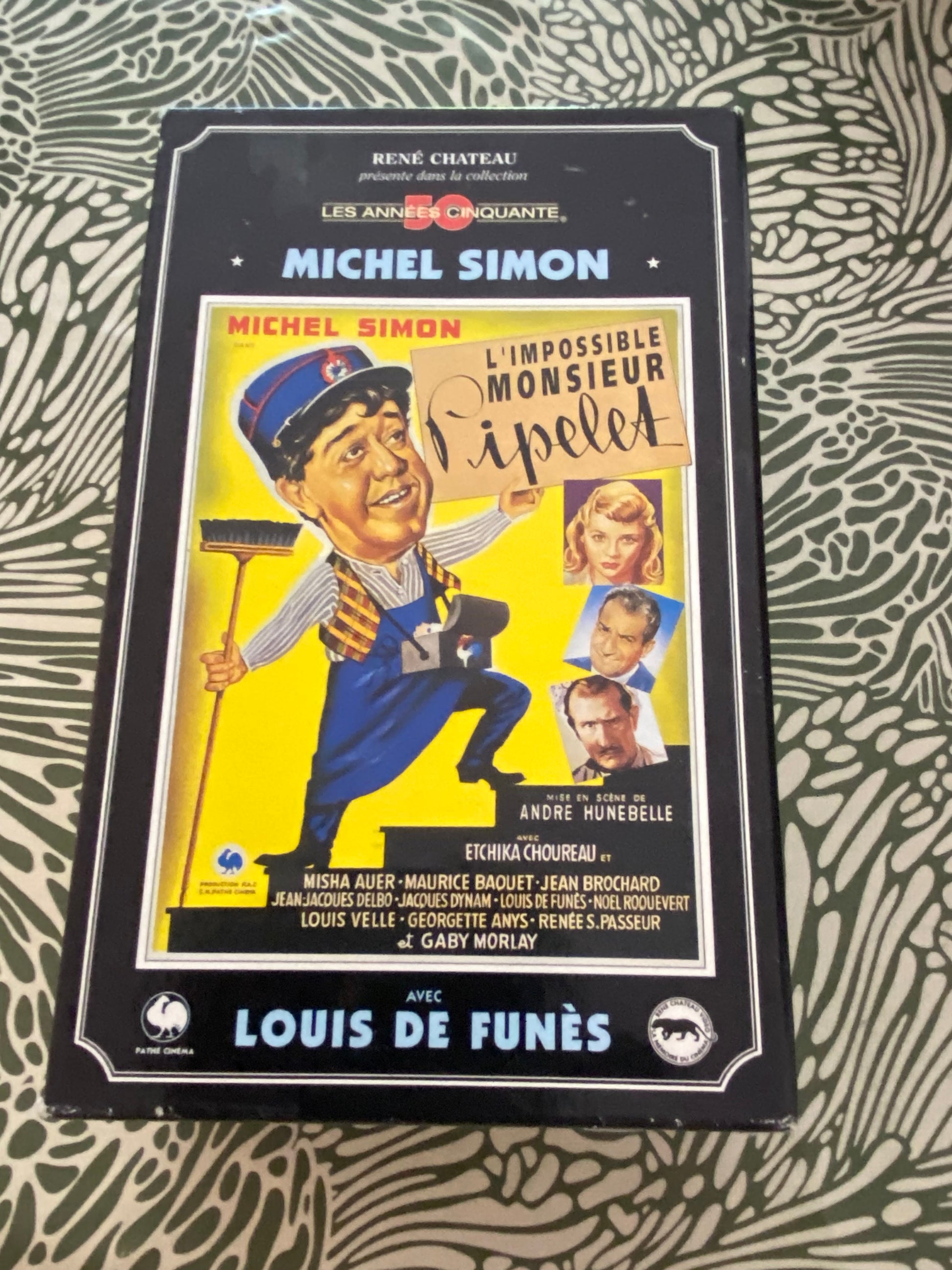 Cassette vidéo coffret Monsieur Taxi. Monsieur Riplet. Michel Simon et Louis de Funès