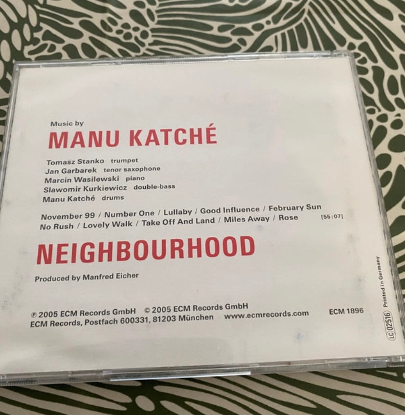 CD musique Manu Katché Neighbourhood
