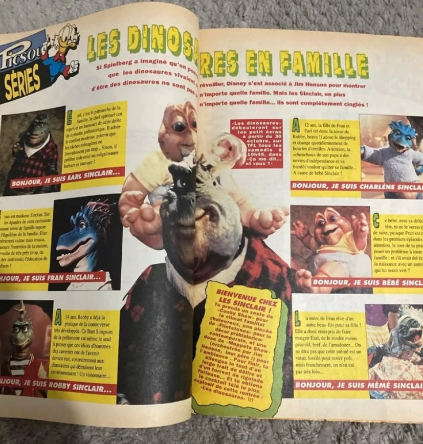 Bd ancienne Picsou magazine numéro 261 spécial Dinosaures