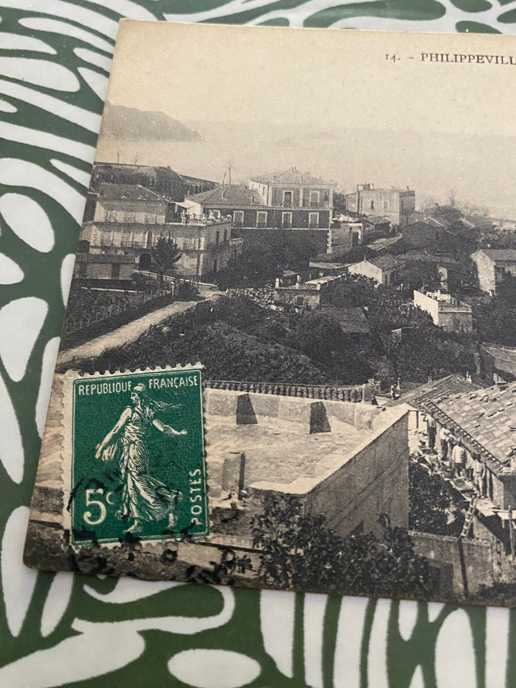 Carte postale ancienne Philippeville. Vue générale