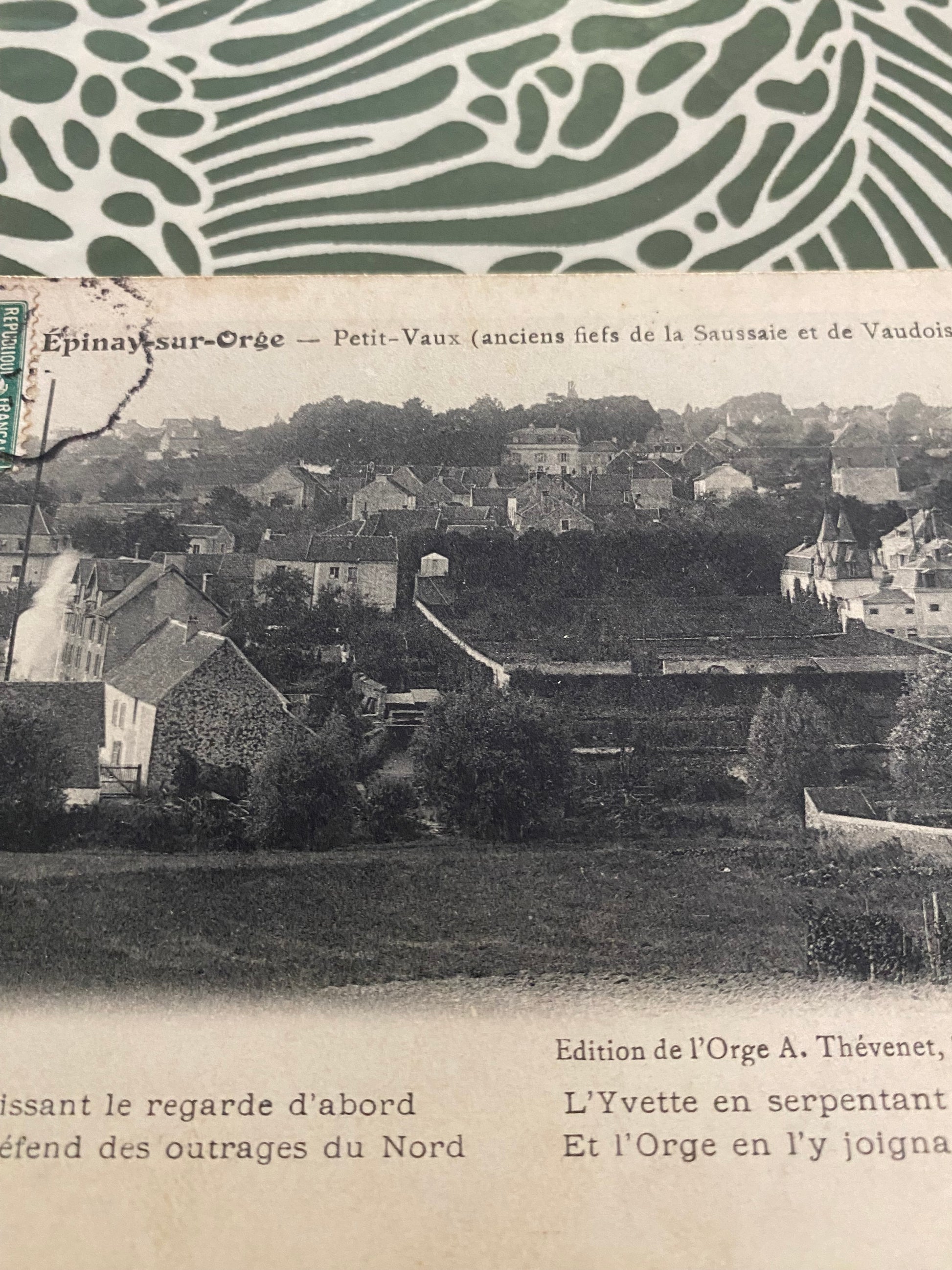 Carte postale ancienne Épinay-sur-Orge. Petit Vaux