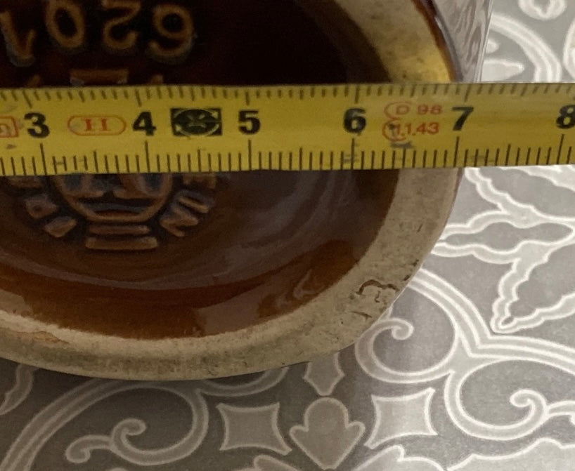 Vase ancien Vallauris, 6201. Auteur 20 cm largeur en haut 10 cm. Fabriqué en France.