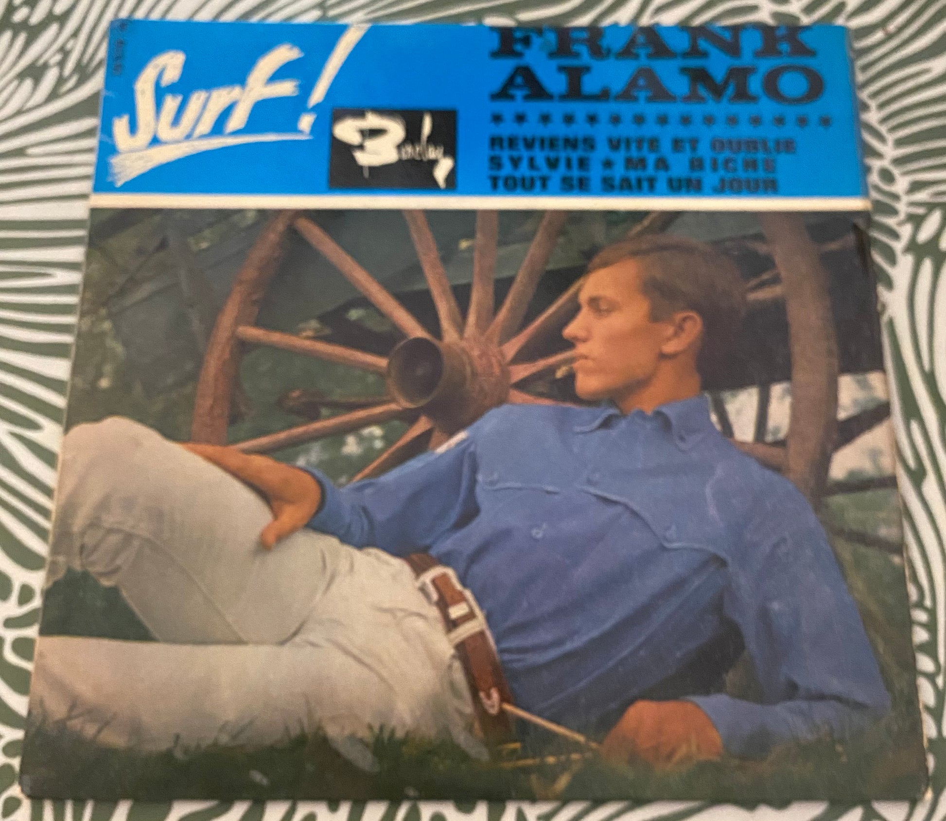 Disque vinyle 45 tours Frank Alamo. Reviens vite et oublie