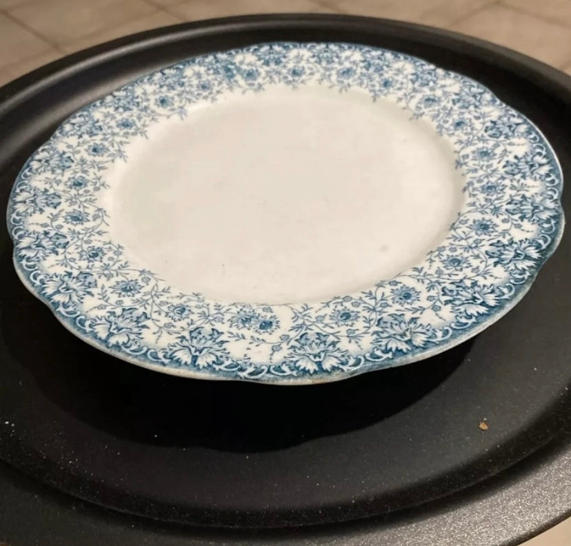 Plat à tarte gâteau Chester Semi Impérial porcelaine Bishop&Stomier D23