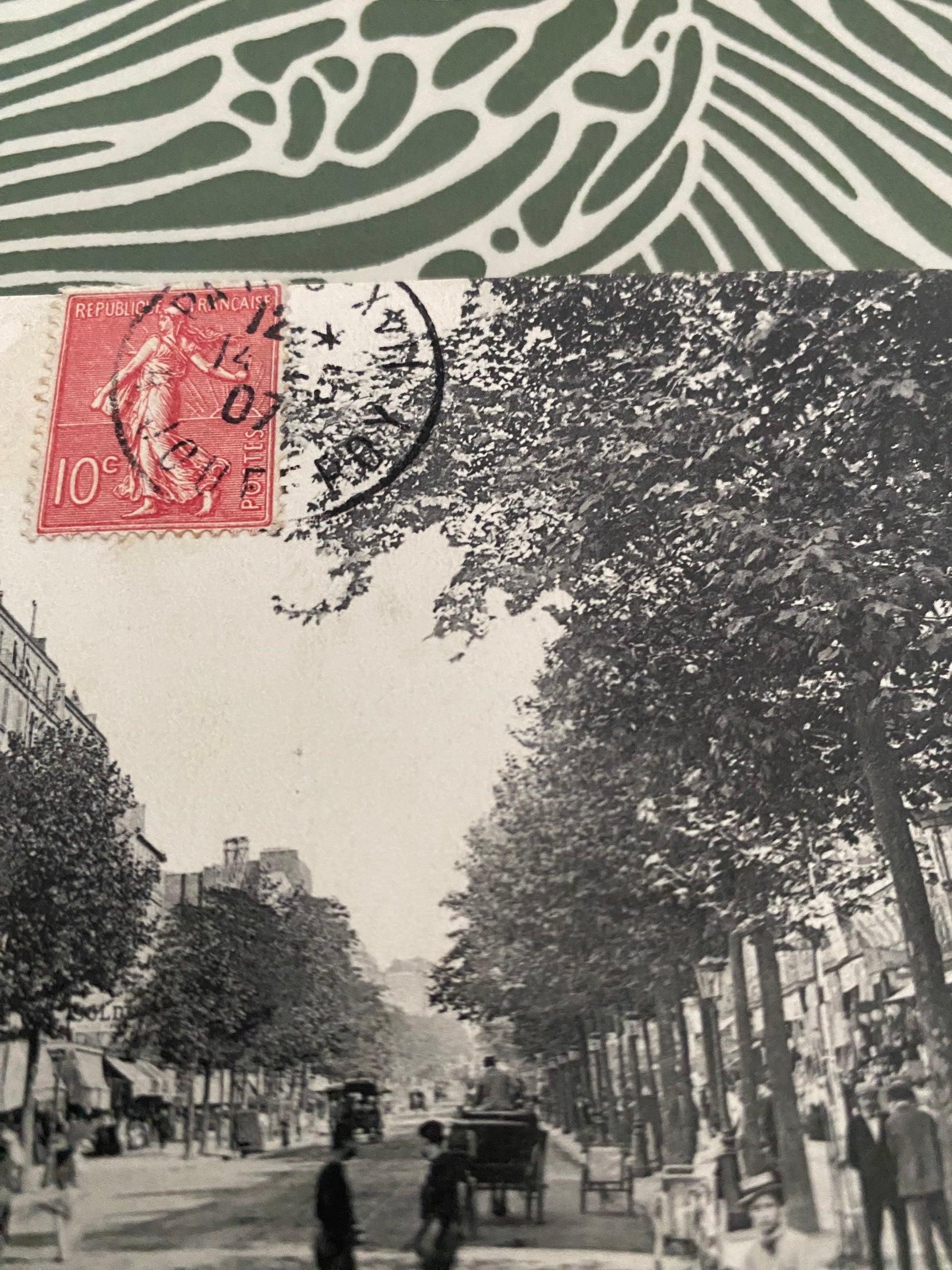 Carte postale Paris l’avenue des ternes. Numérique 570. 1907