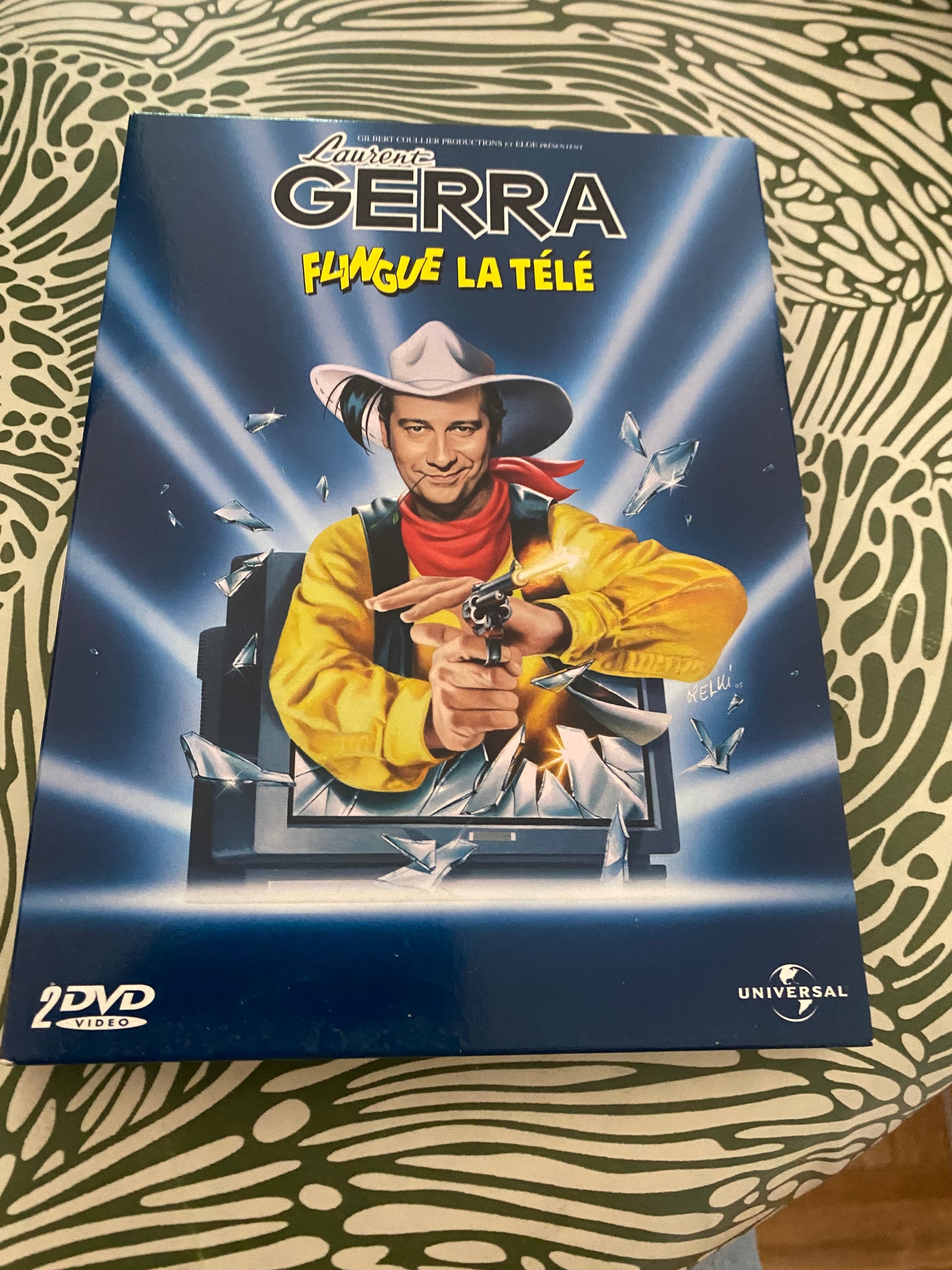 DVD coffret spectacle Laurent Gerra Flingue la télé