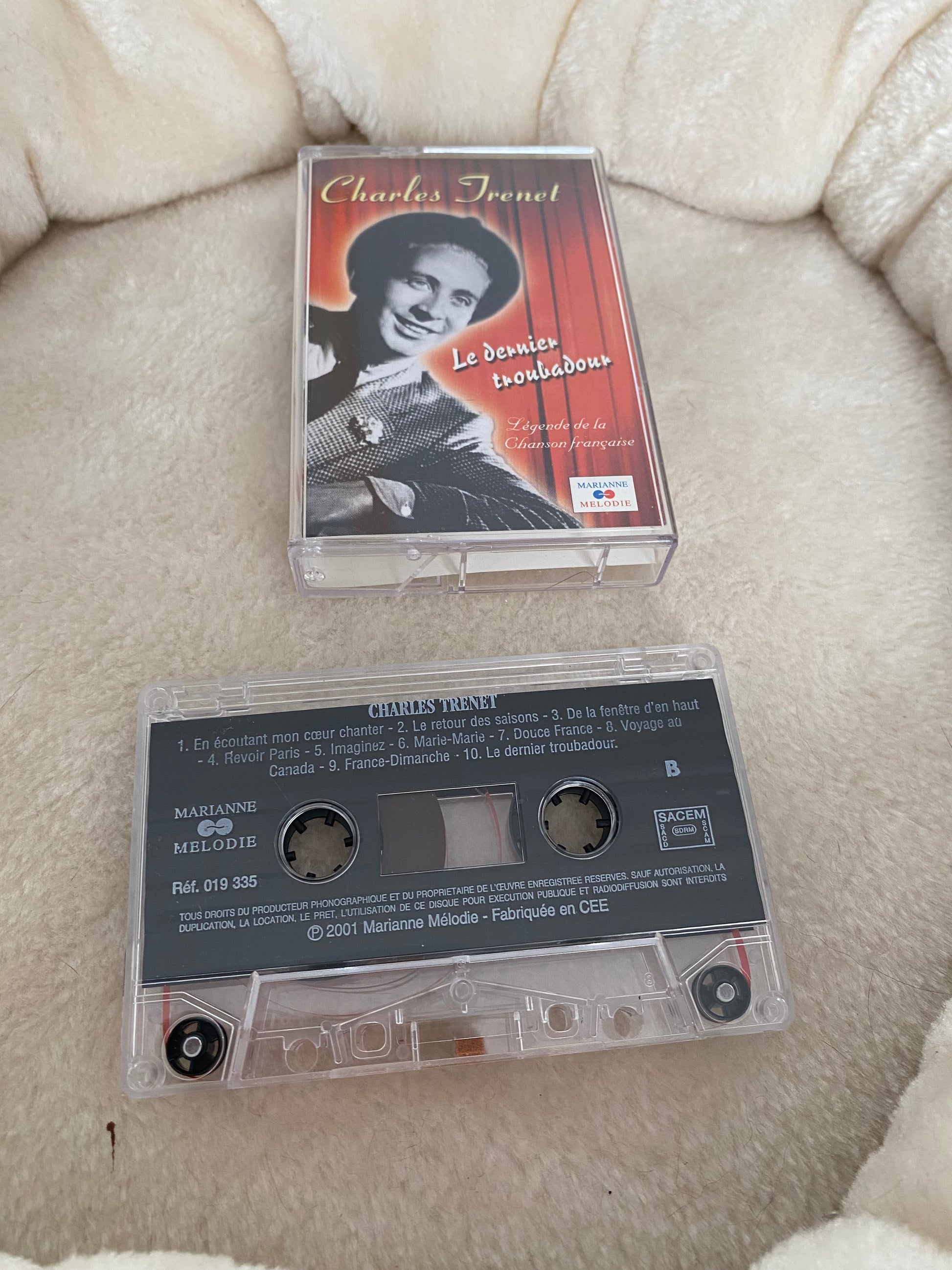Cassette audio Charles Trenet. Le dernier troubadour