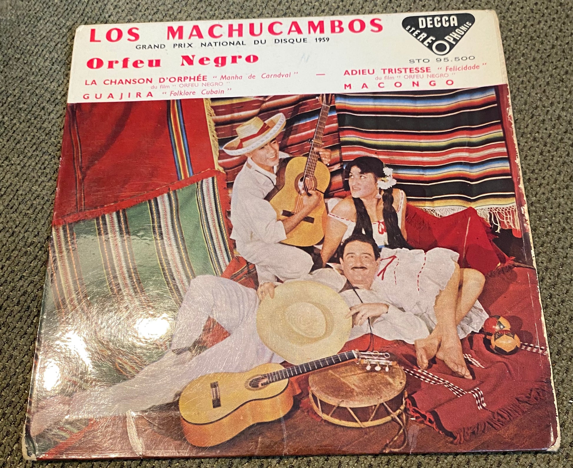 Disque vinyle 45 tours Los Machucambos.