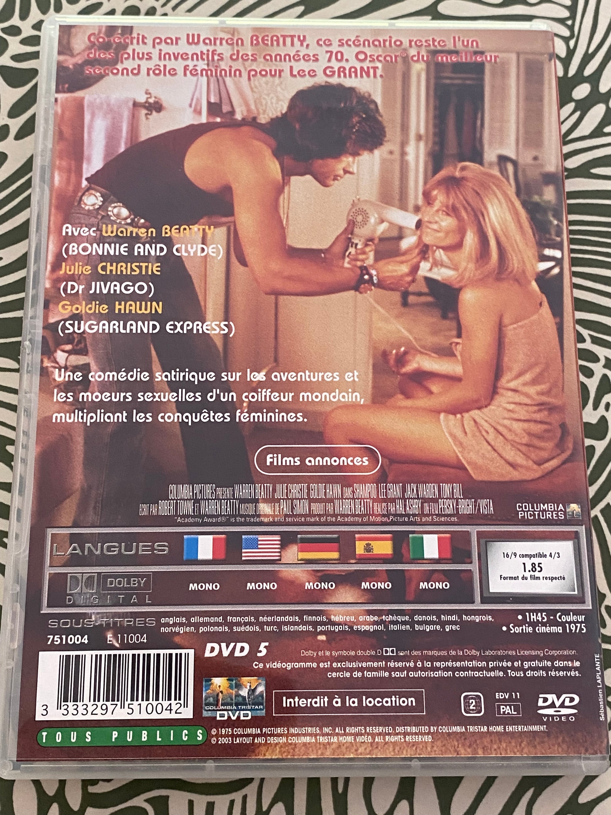 DVD film Shampoo