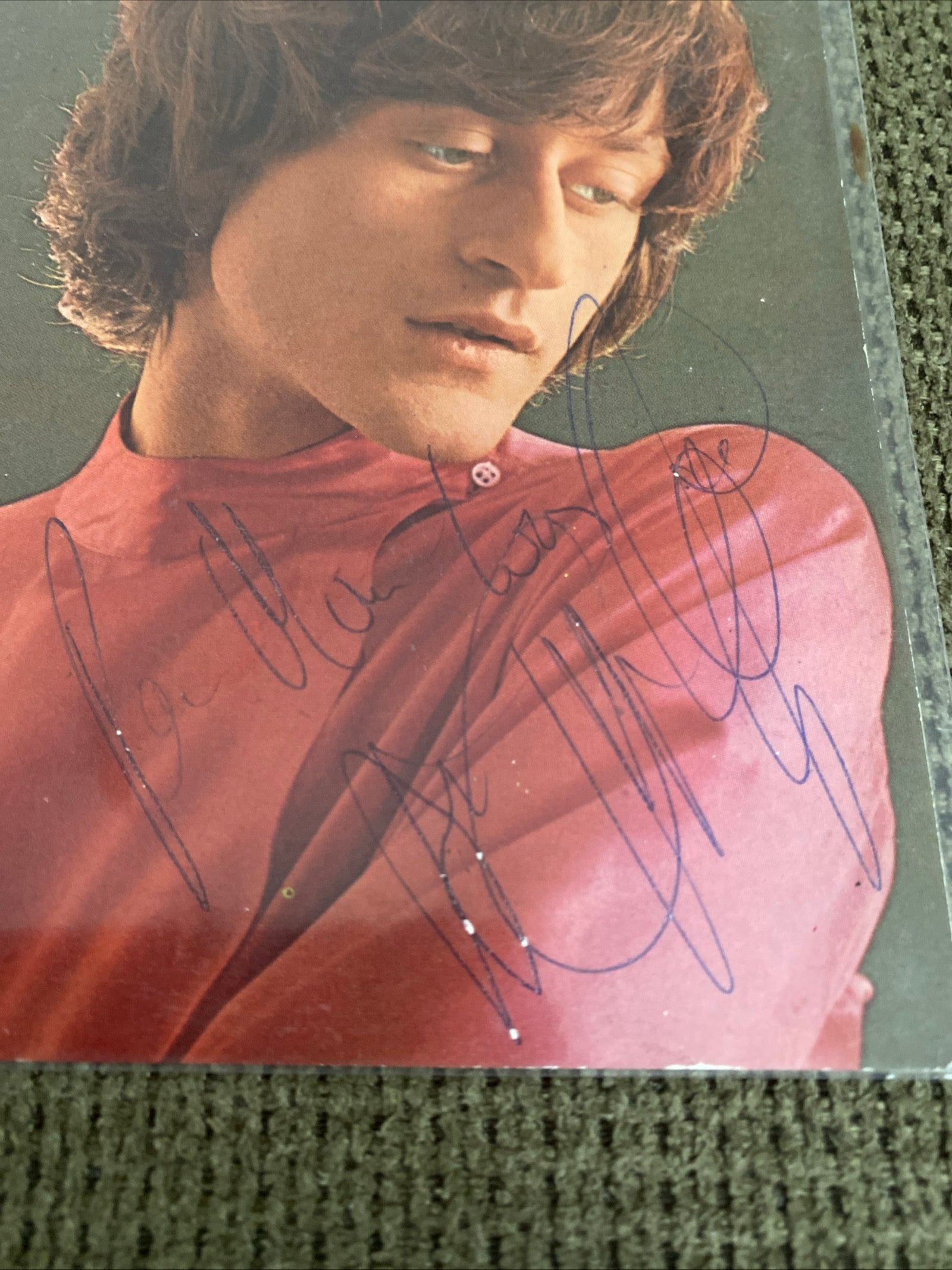 Carte postale dédicacée Michel Polmareff
