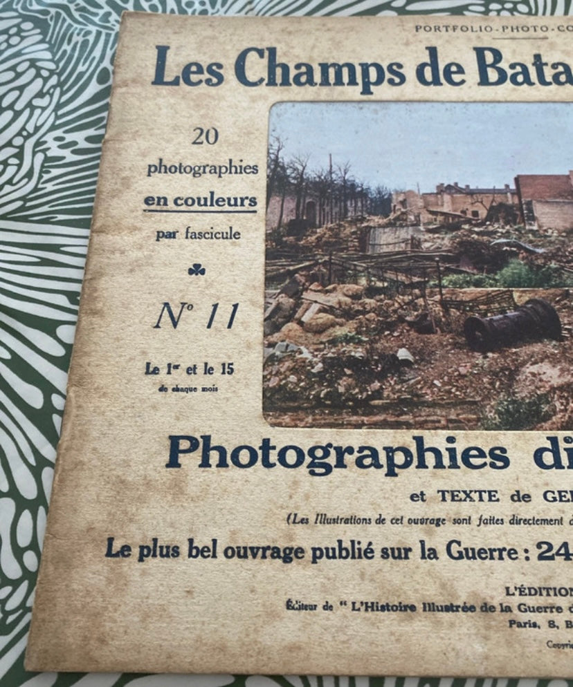 Revue Portfolio les champs de bataille de la Marne. Numéro 11. Début 1900