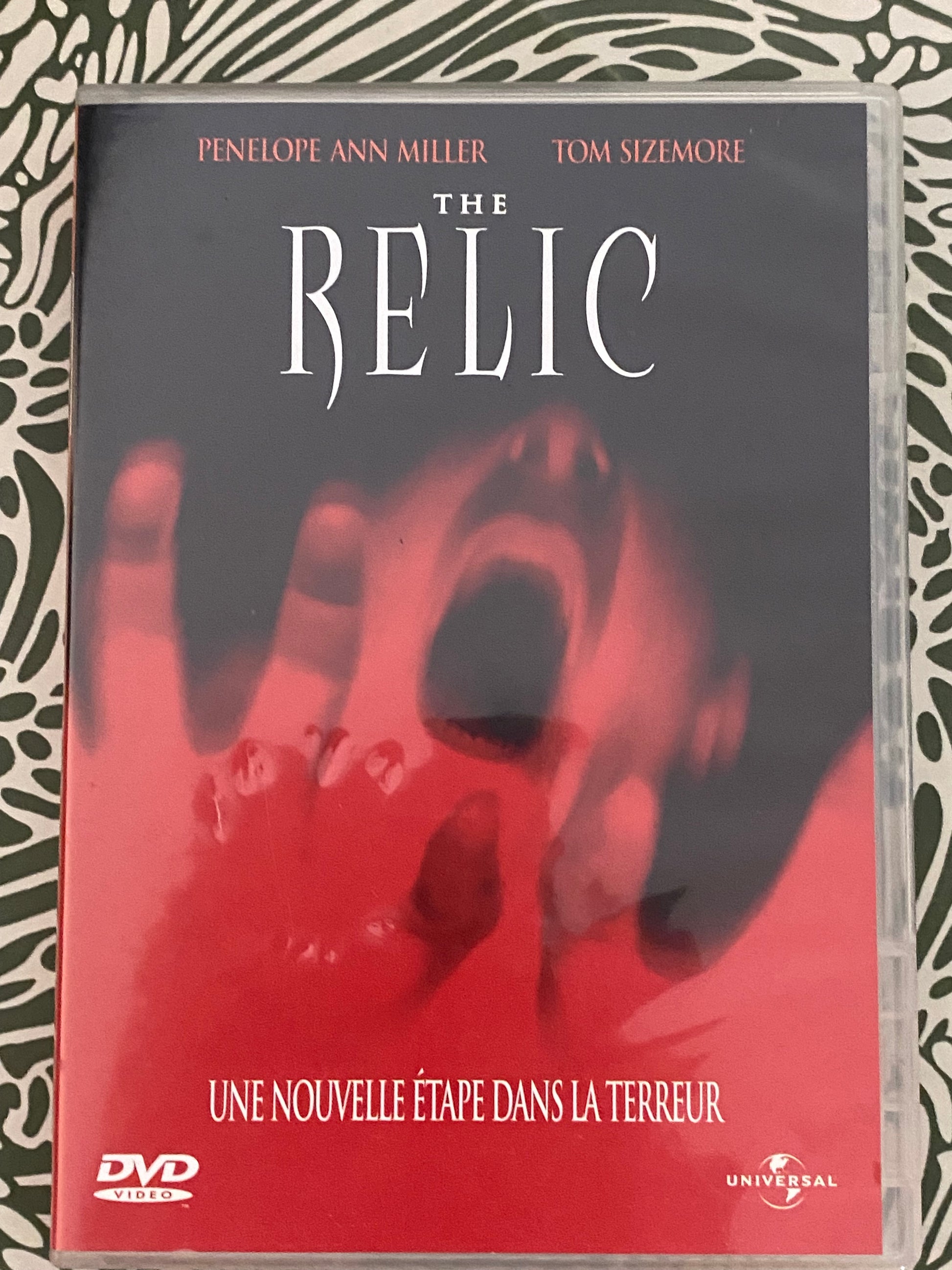 DVD film horreur The Relic. Une nouveauté étape dans la terreur