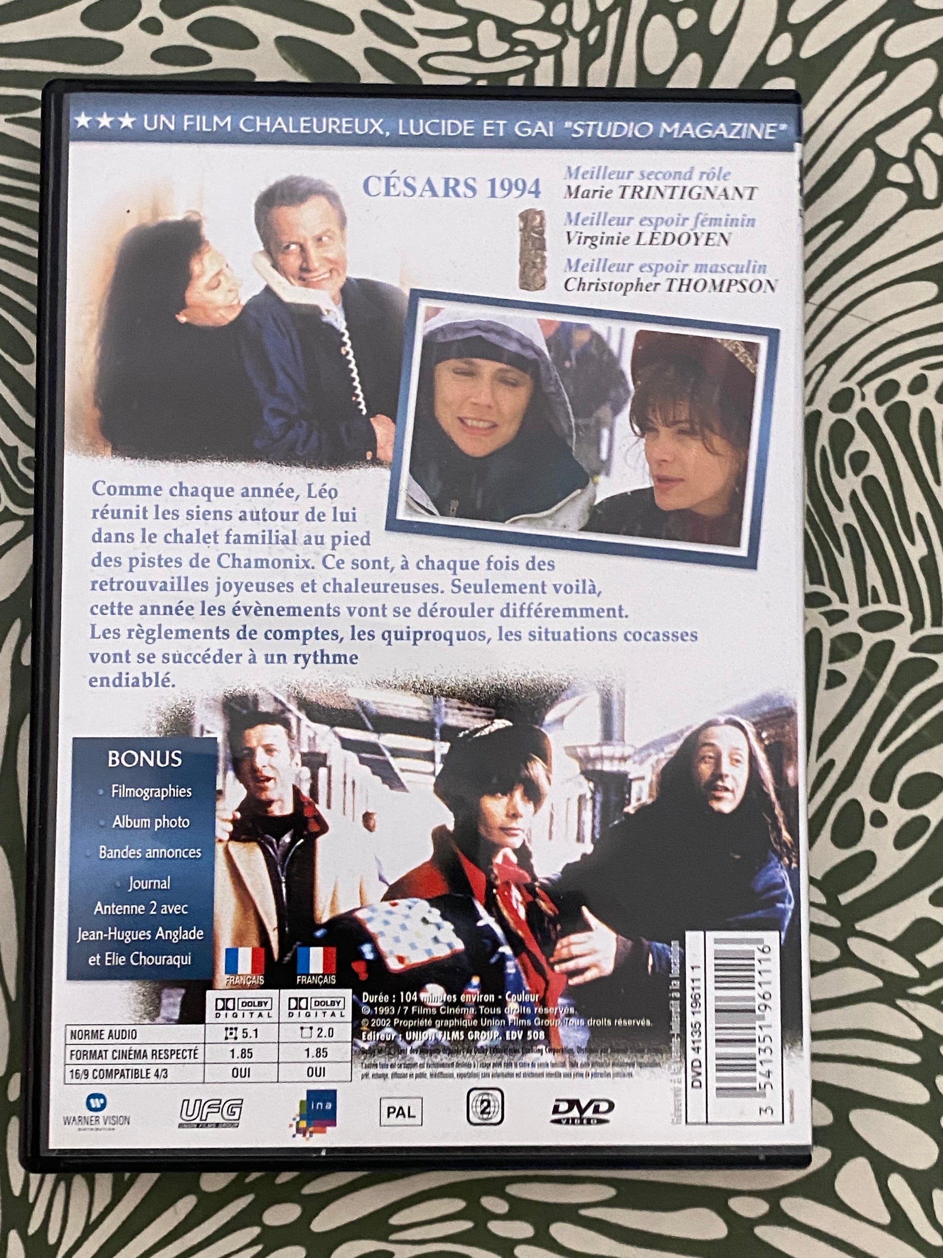 DVD film Les Marmottes