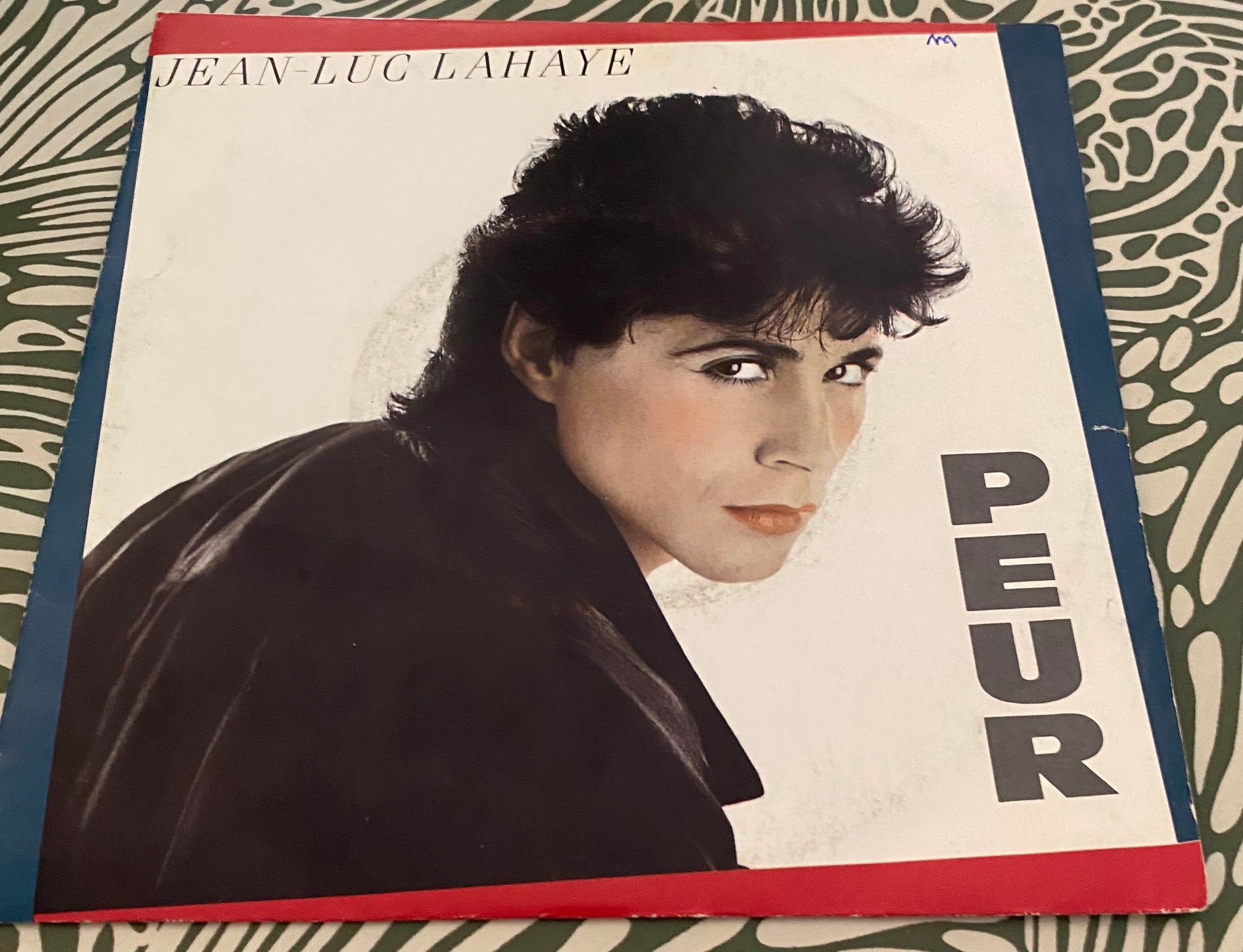 Disque vinyle 45 Tours Jean-Luc Lahaye. Peur