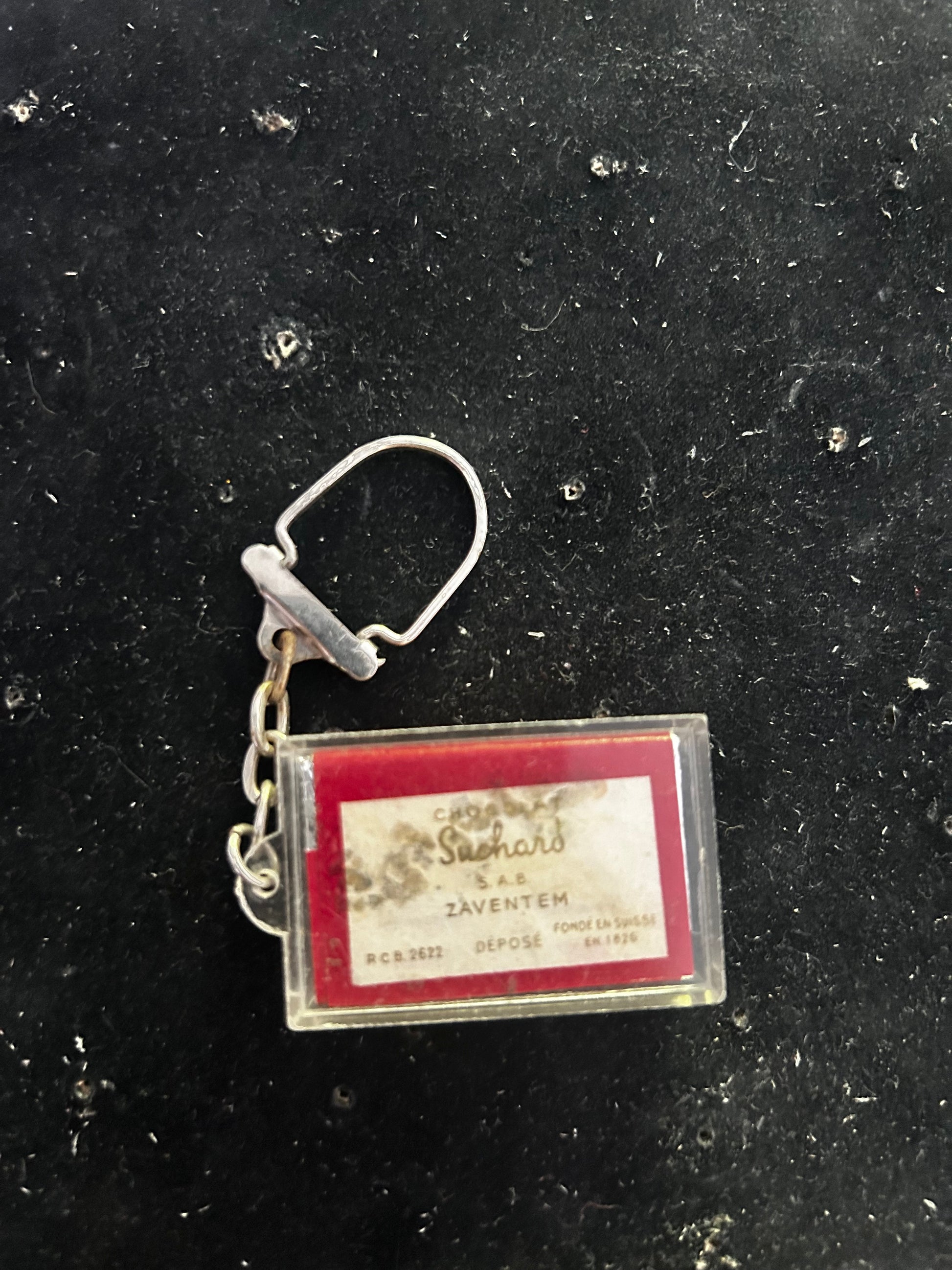 Porte clefs ancien chocolat Suchard Velma