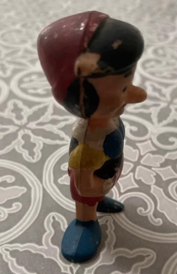 Figurine ancienne année 50-60 Pinocchio Walt Disney hauteur 7 cm