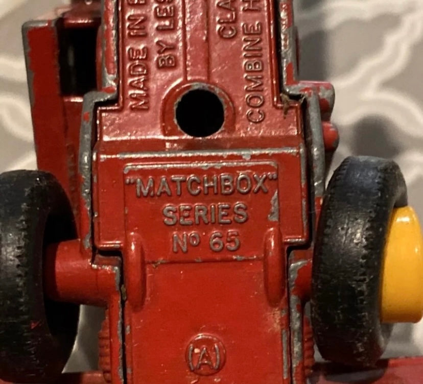 Voiture véhicule agricole Matchbox numéro 65 Claas Combiné Harvester