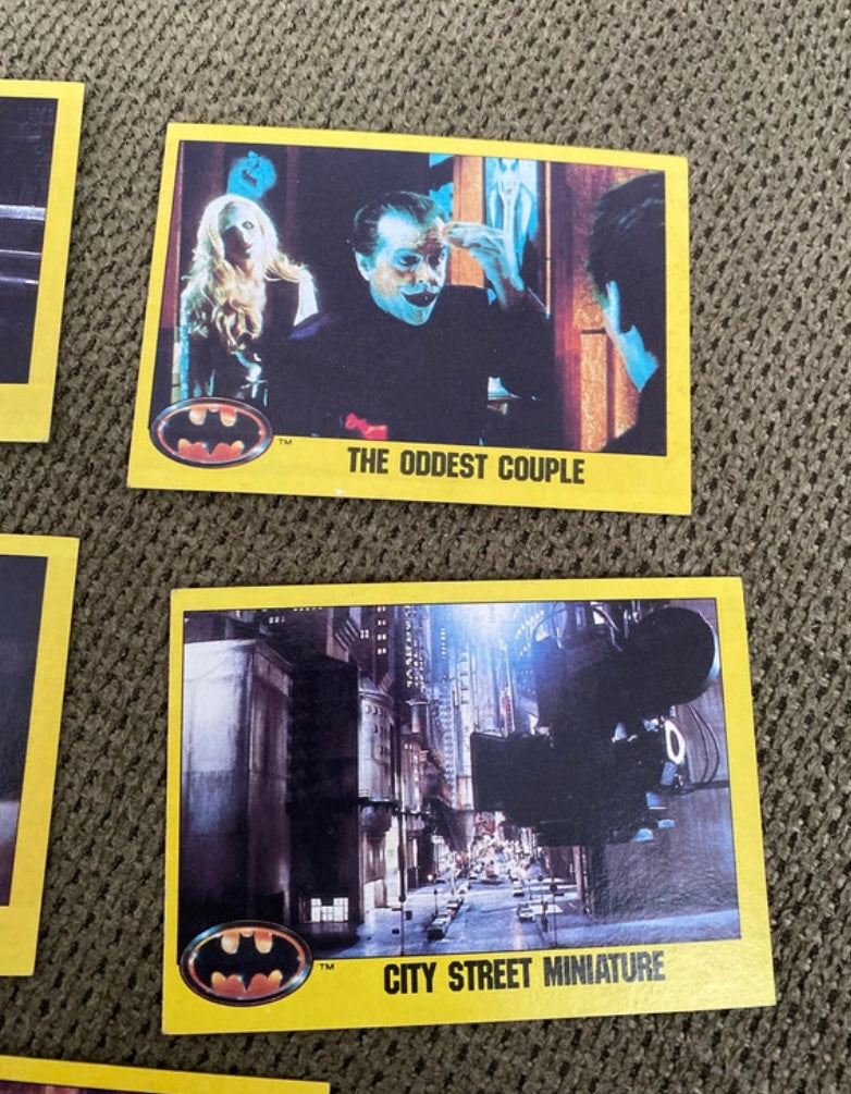 Images cartes anciennes Batman Lot de 5. En anglais