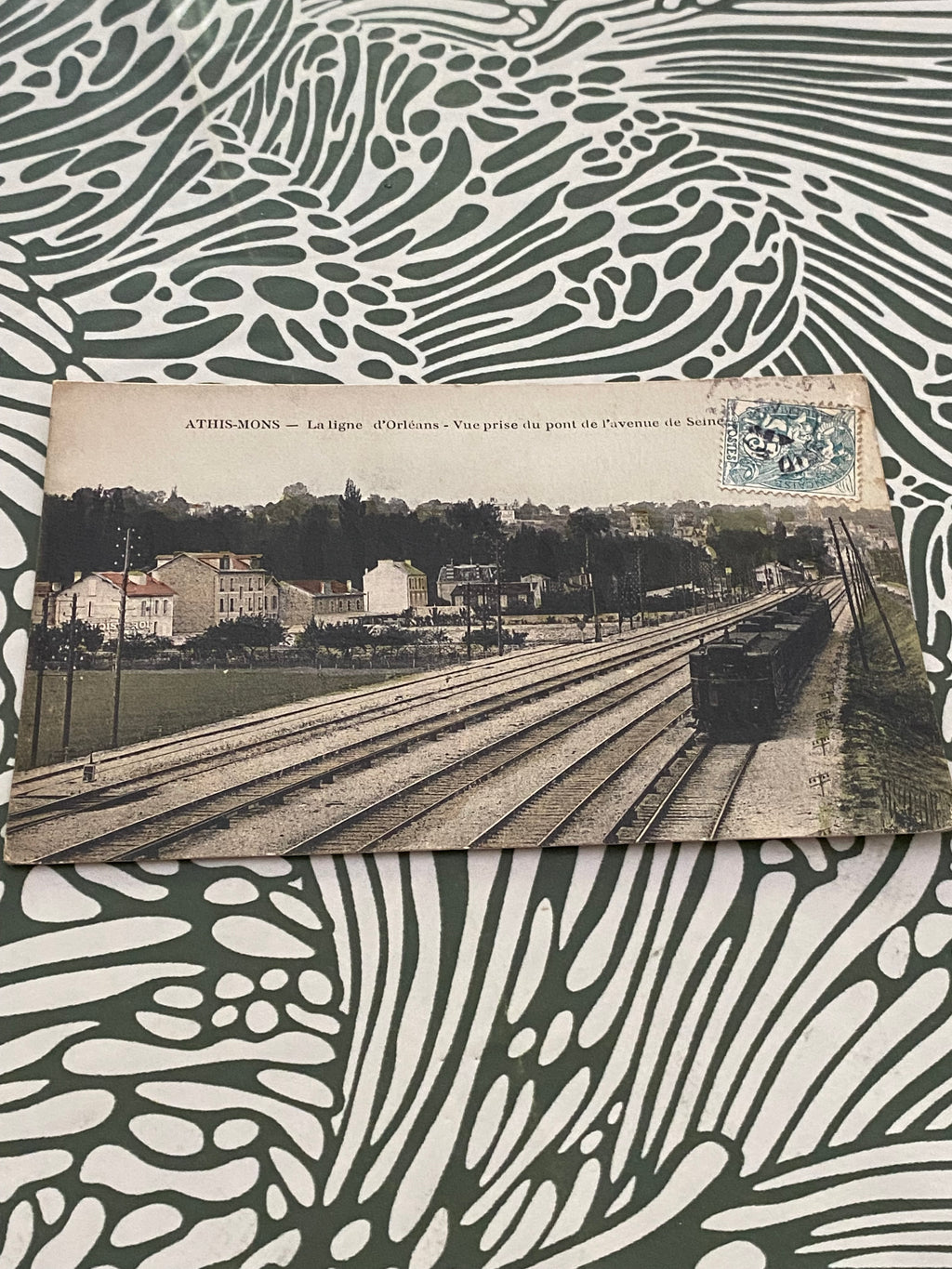 Carte postale ancienne Athis-Mons la nouvelle Gare