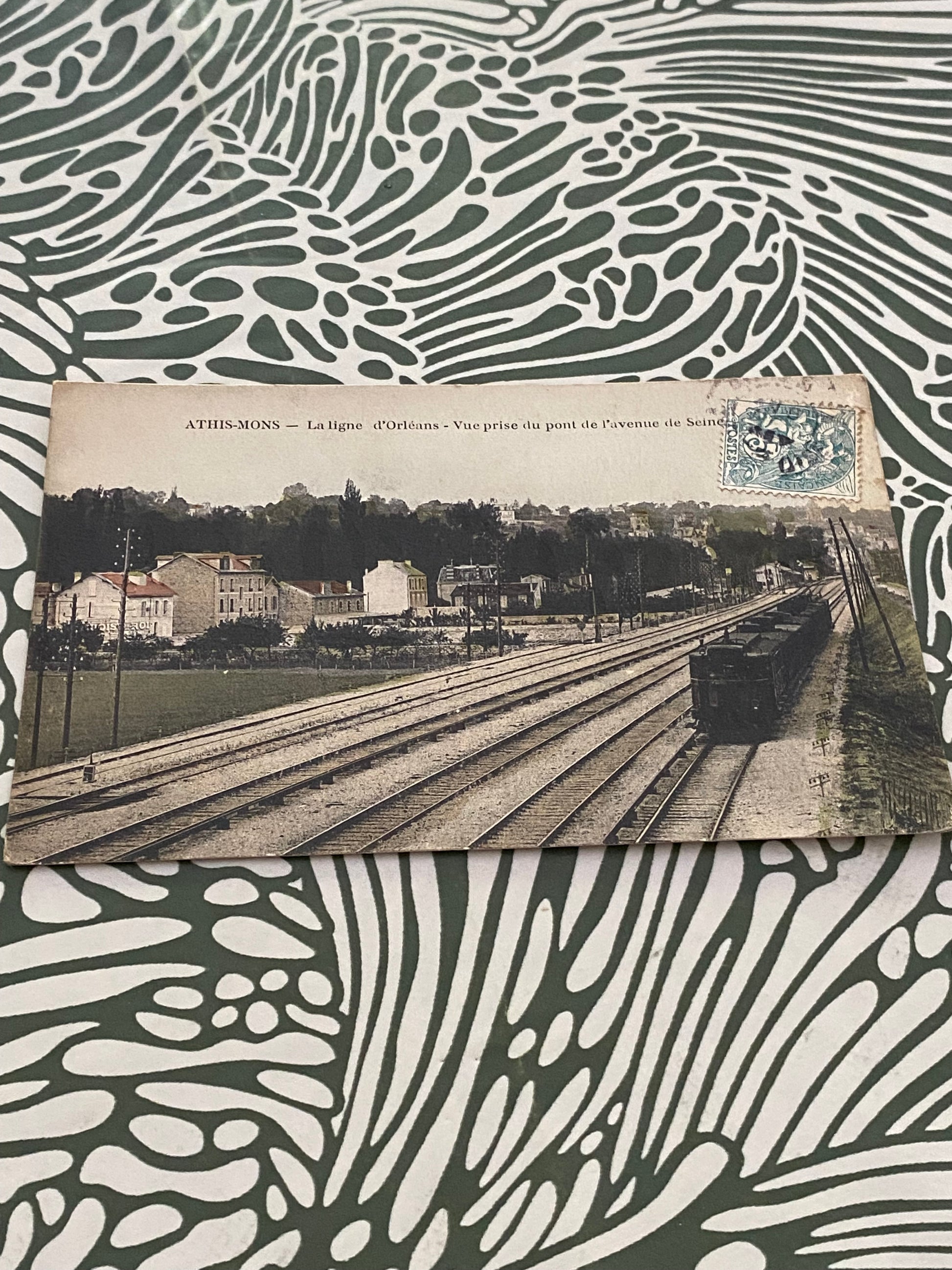 Carte postale ancienne Athis-Mons la nouvelle Gare