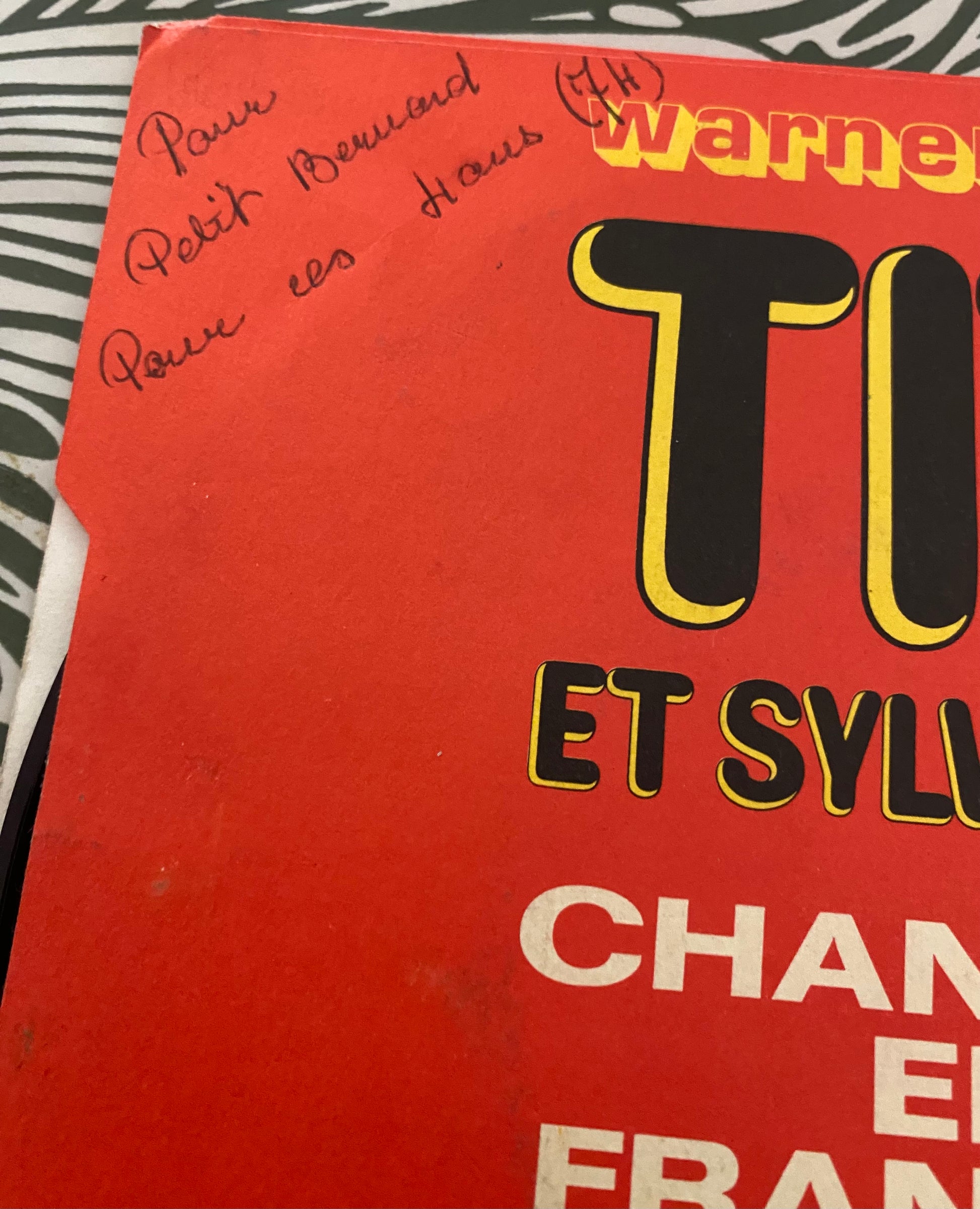 Disque vinyle 45 Tours titi et sylvestre chantent en Français