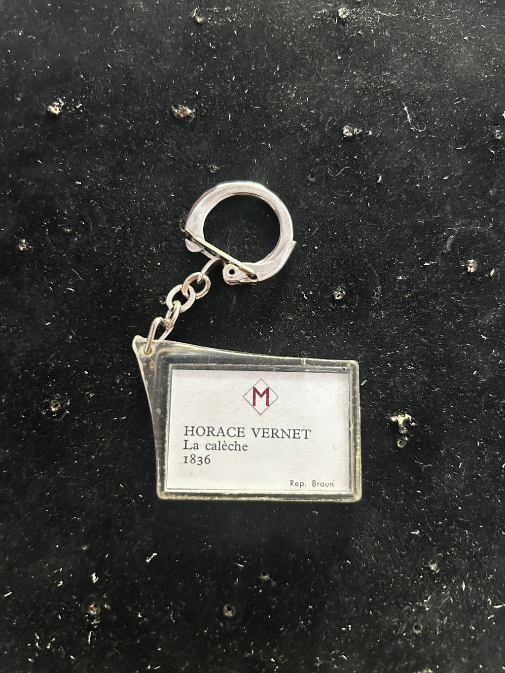 Porte clefs ancien Horace Vernet. La Calèche