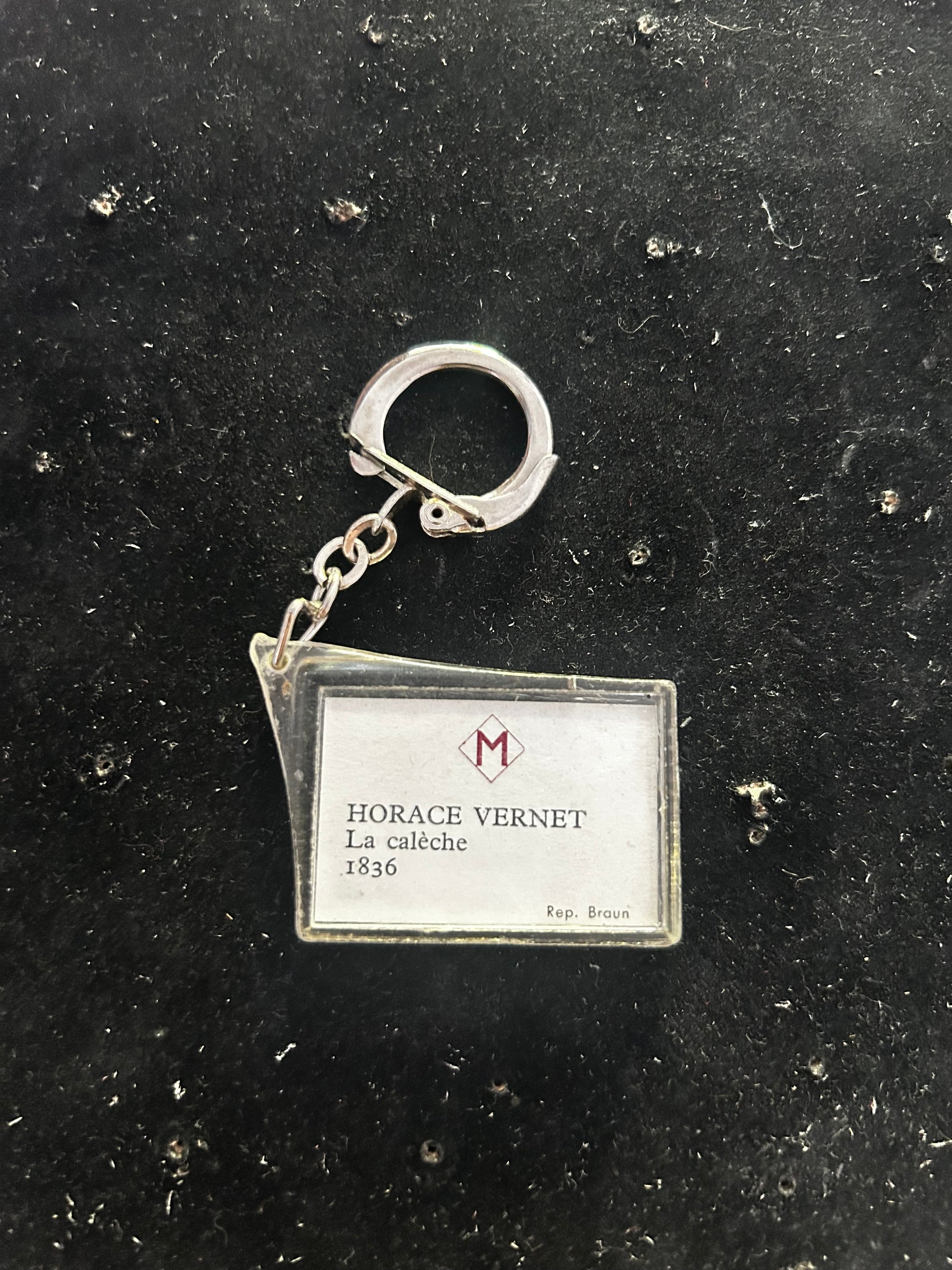 Porte clefs ancien Horace Vernet. La Calèche