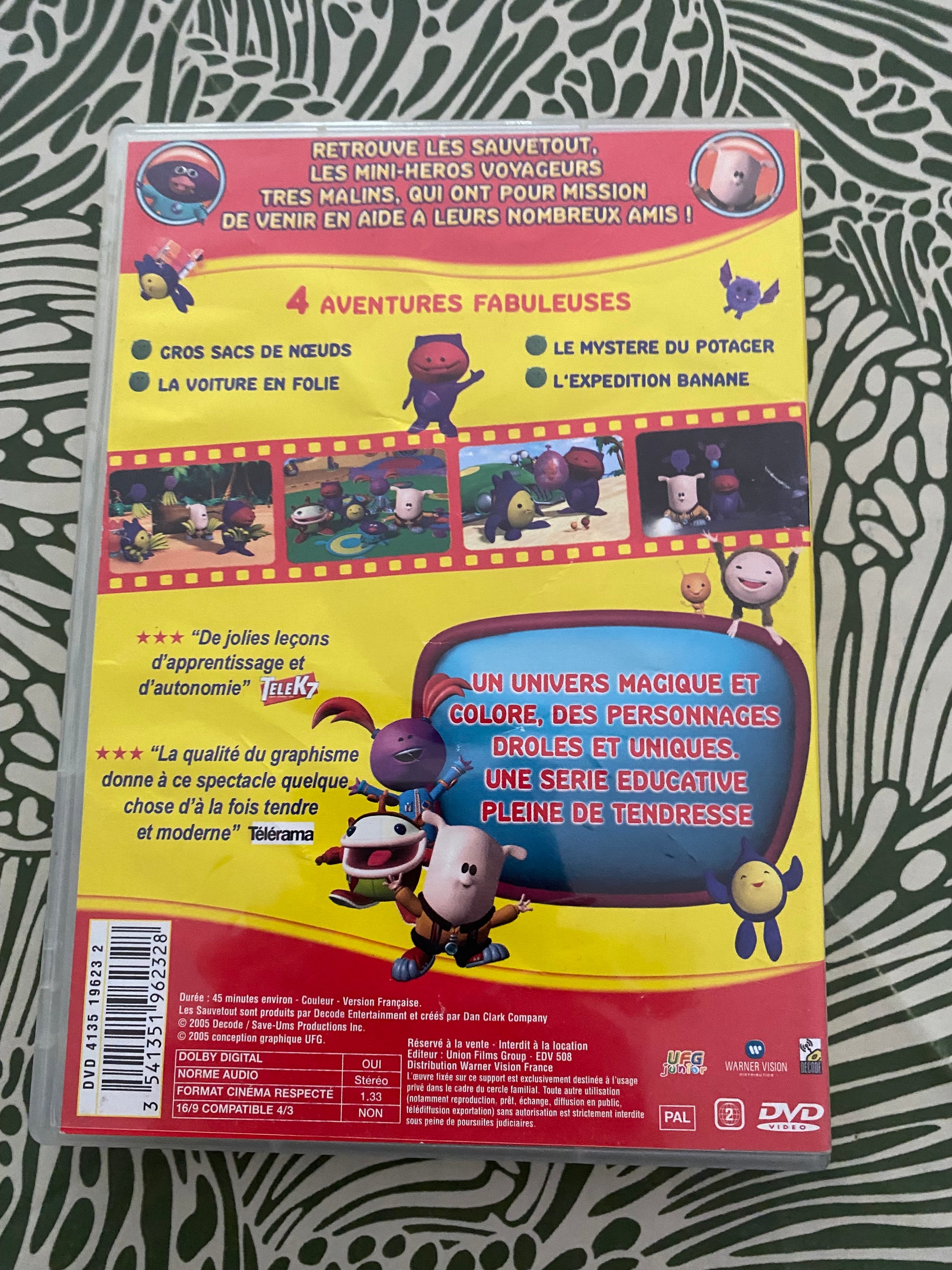 DVD dessin animé Les Sauvetout !  Les aventures des sauvetout