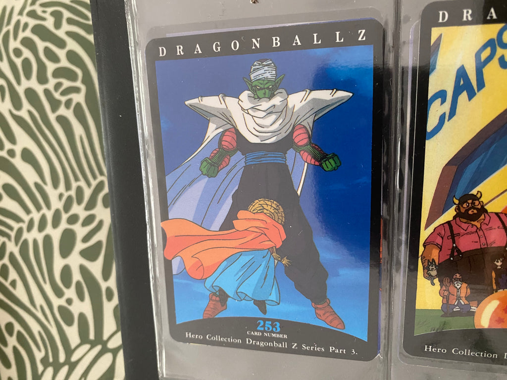 Dragon Ball Z part 3 cartes de collection numéro 253.254.255.256 Lot de 4