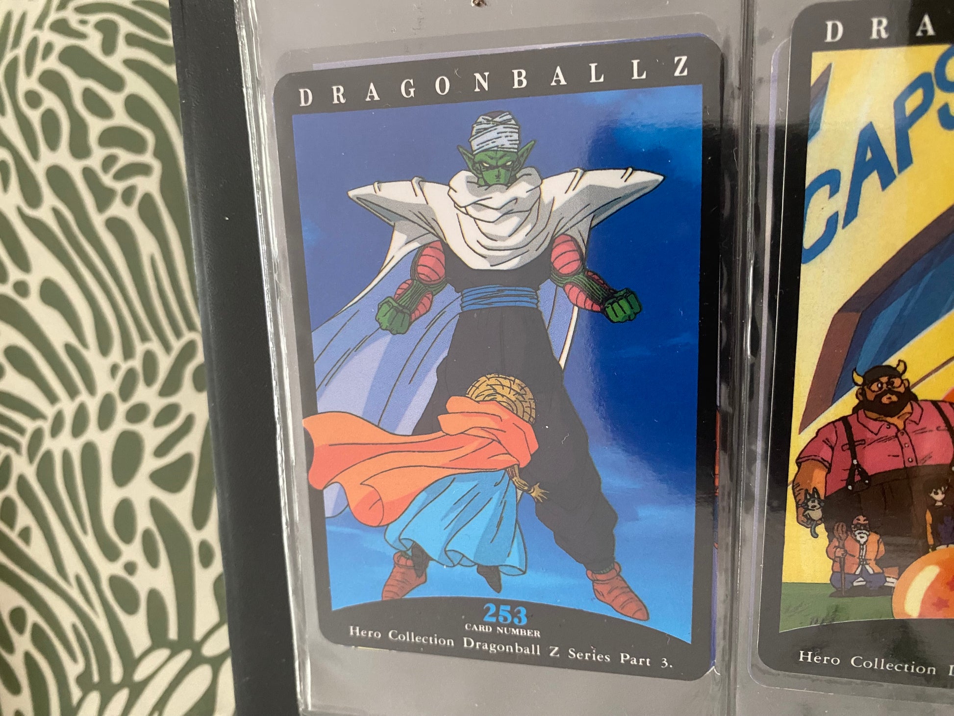 Dragon Ball Z part 3 cartes de collection numéro 253.254.255.256 Lot de 4