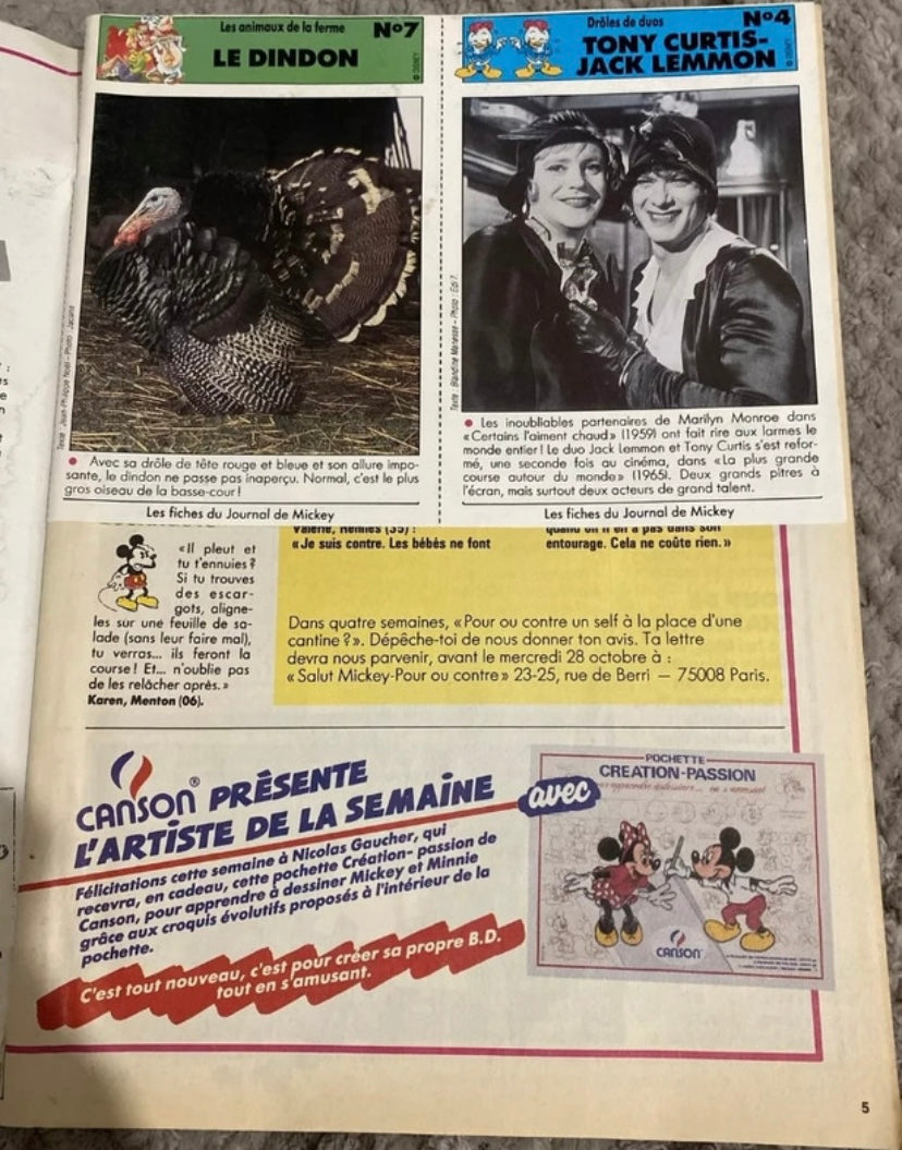 Bd ancienne le journal de Mickey numéro 2104