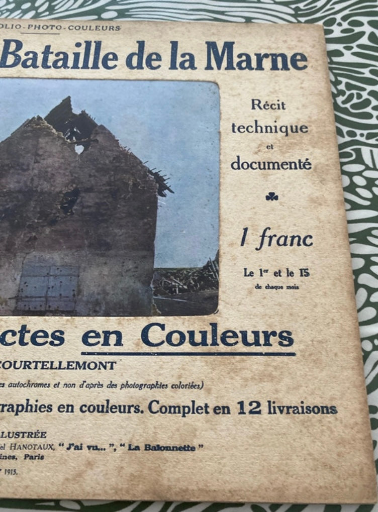 Revue Portfolio les champs de bataille de la Marne numéro 9. Début 1900