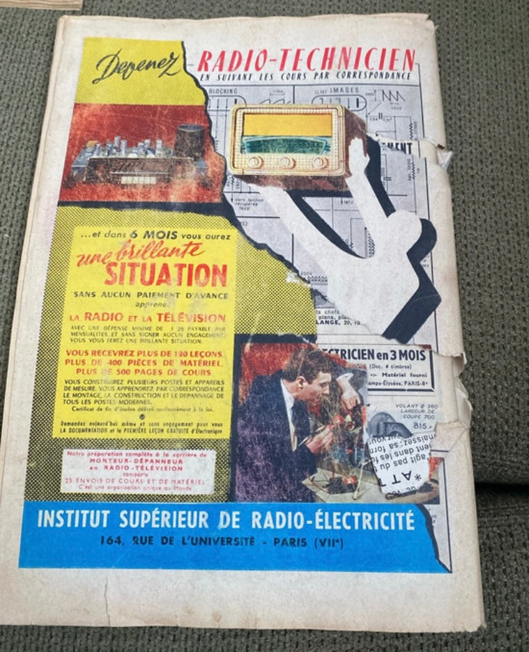 Magazine ancien Système D cuisiner et manger au jardin 1963