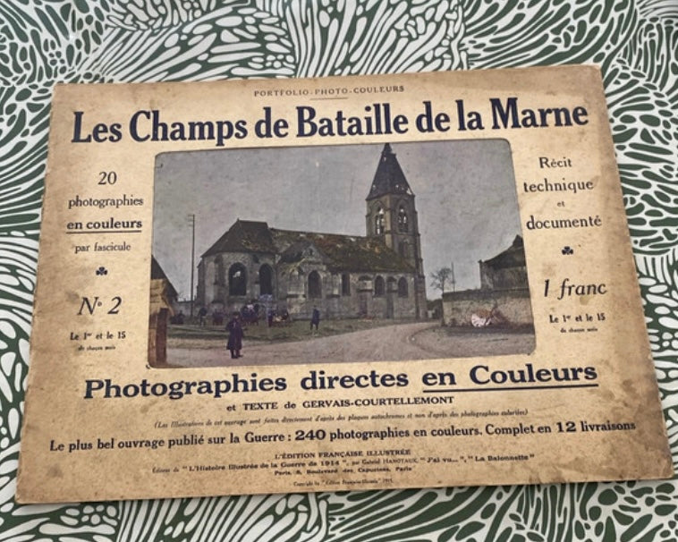 Revue Portfolio les champs de bataille de la Marne. Numéro 2. Début 1900
