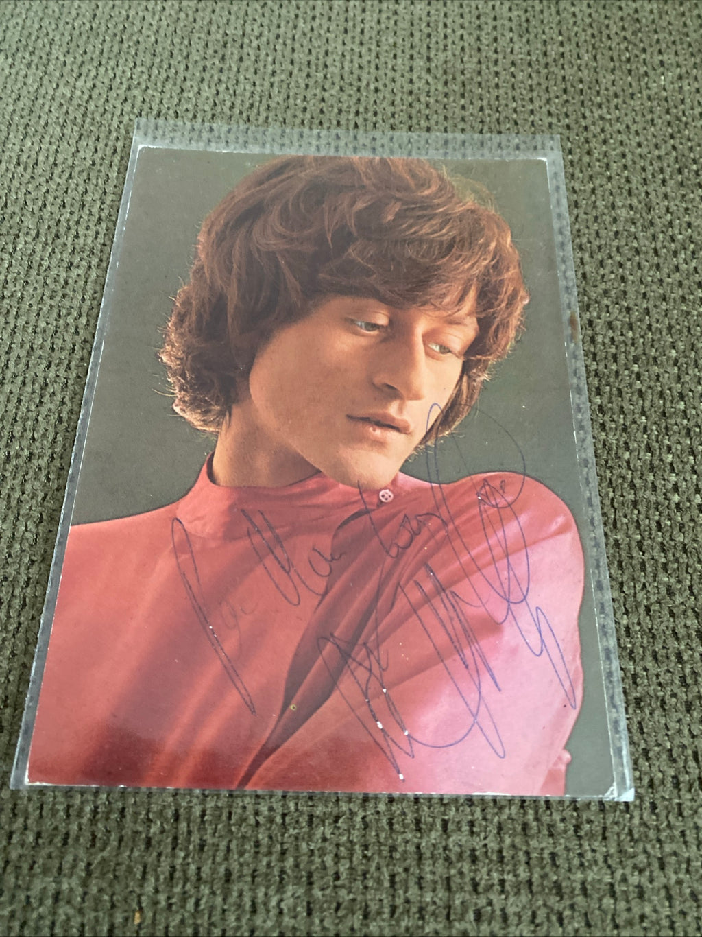 Carte postale dédicacée Michel Polmareff
