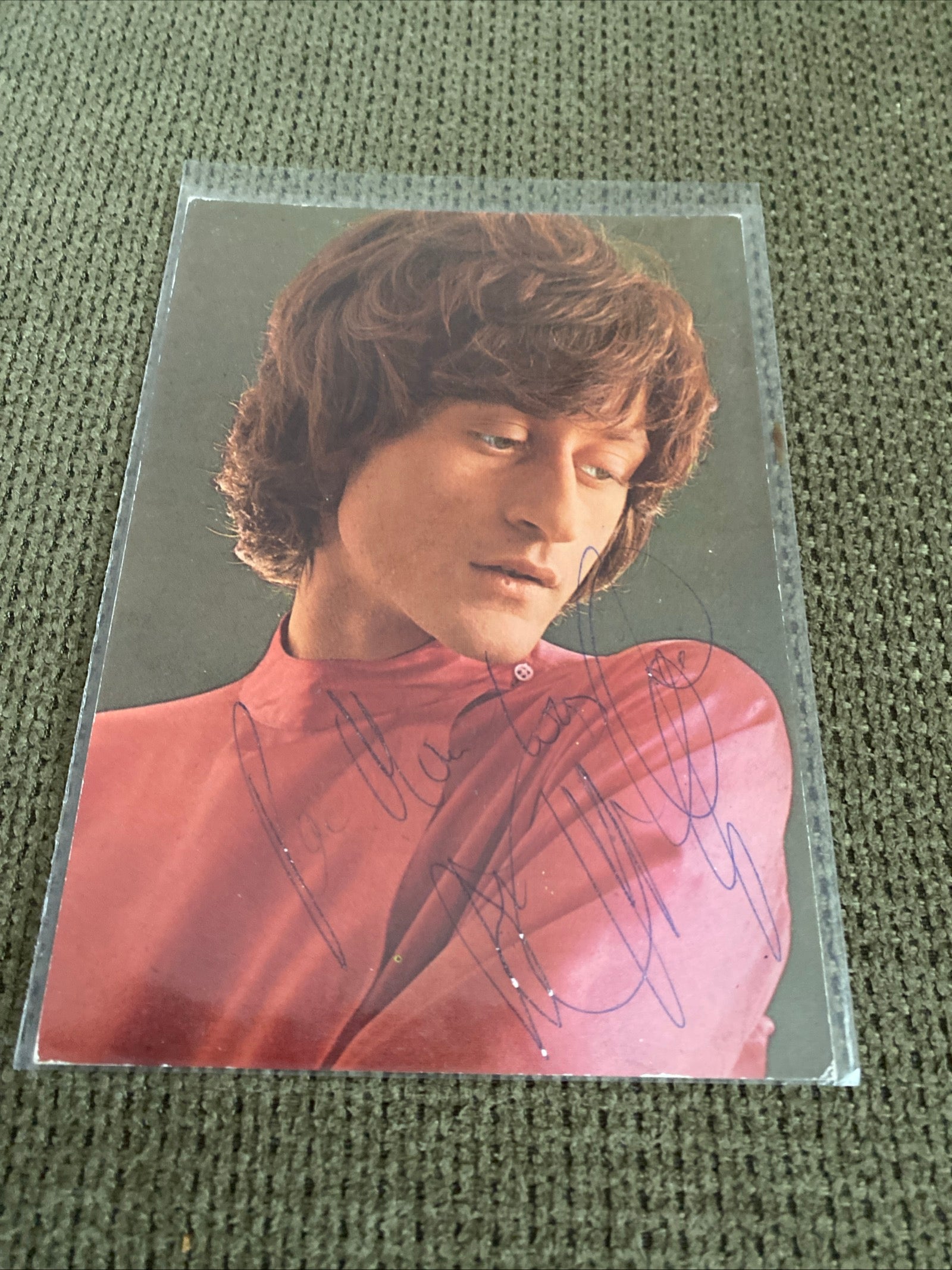 Carte postale dédicacée Michel Polmareff