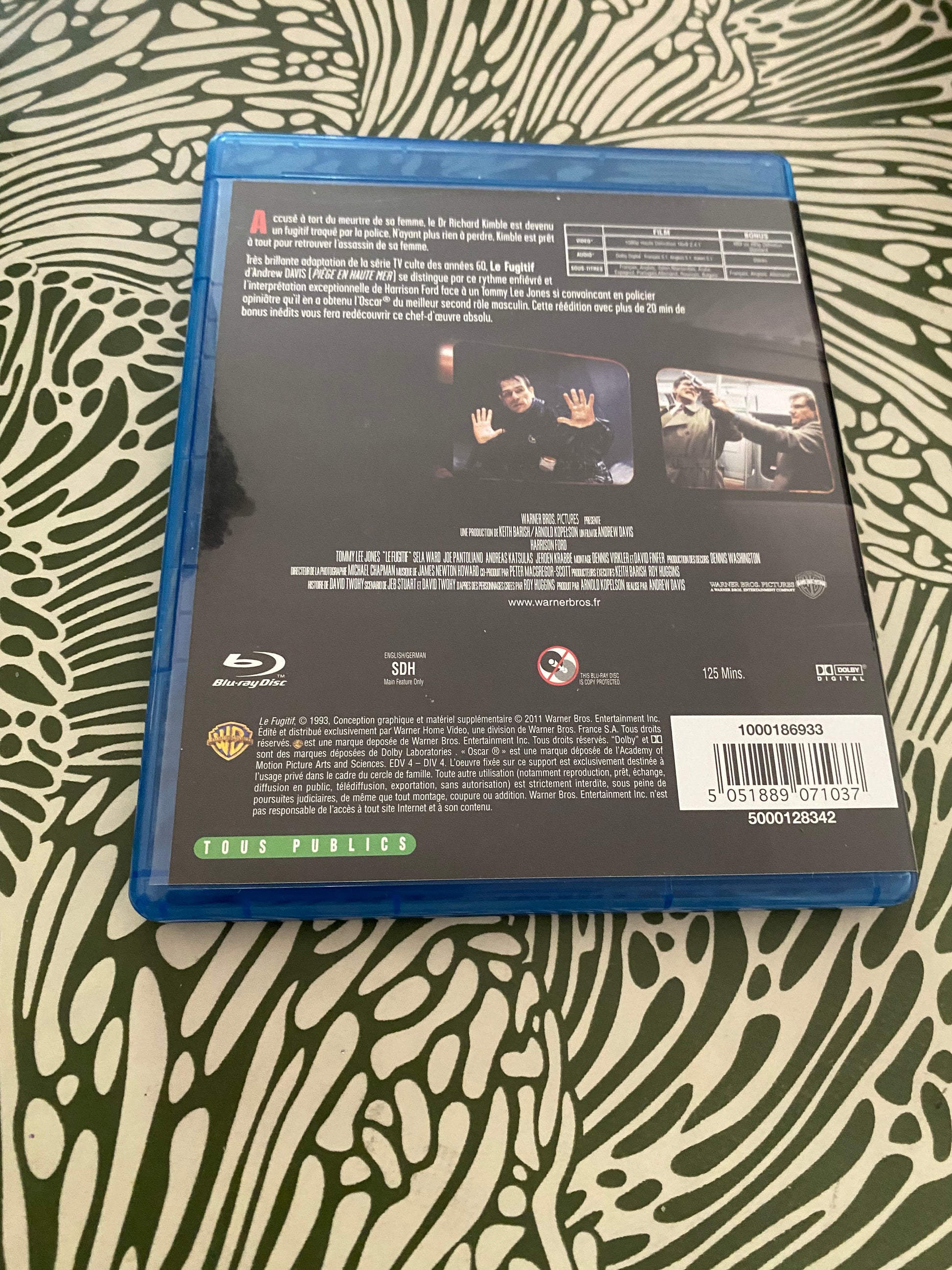DVD blu-Ray Le Fugitif