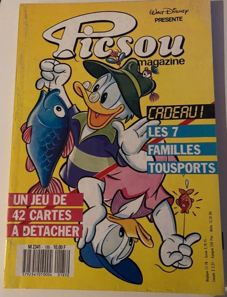 Bd ancienne le journal de Mickey numéro 185. Pas le jeu de cartes
